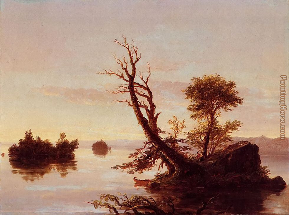 Thomas Cole American Lake Scene